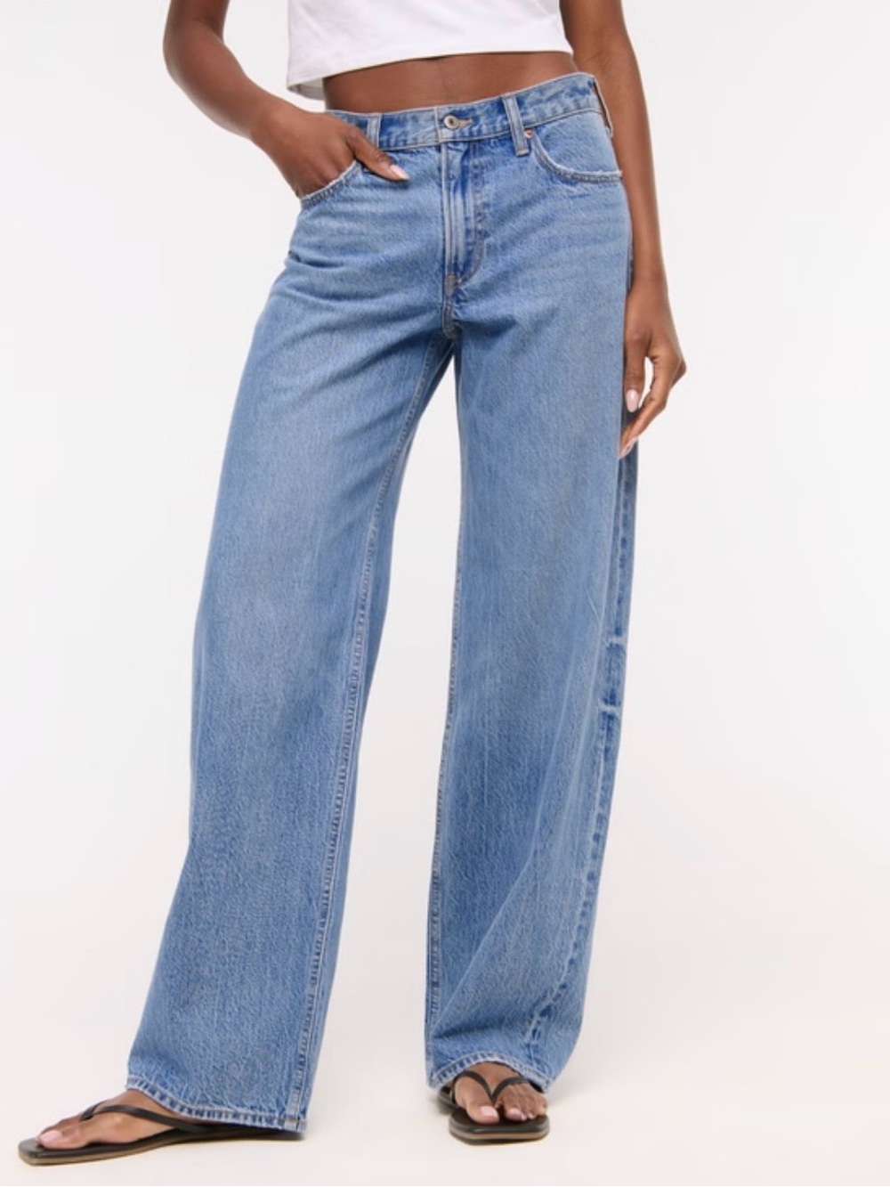 Abercrombie & Fitch Light Blue Straight Jeans